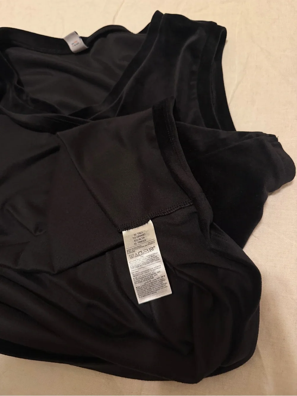 Women’s Black Velvet Sleep Tank and Shorts Set with Pockets - Old Navy